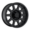 Series 7032 17x9 with 5 on 5.5 Bolt Pattern Flat Black Pro Comp Alloy Wheels