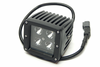 3.0 X 3.0 Inch 16W Square LED Light Spot 1,440 Lumens Each Black Series Southern Truck Lifts