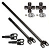 Dana 30 4340 Chromoly Steel Front Axle Kit W/Excalibur U-Joints Nitro Gear and Axle