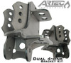 Dual 4 Link Frame Bracket Pair Artec Industries