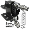 Dual 4 Link Frame Bracket Pair Artec Industries