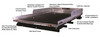 Slide Out Truck Bed Tray 2200 lb Capacity 100 Percent Extension 22 Bearings Alum Tie-Down Rails Plywood Deck Fits Most 6-6.75 FT Short Beds