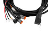 Heavy Duty Dual Output 3-way 4-pin Wiring Harness