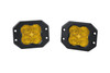 Worklight SS3 Sport Yellow SAE Fog Flush Pair Diode Dynamics