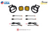 SS3 Type OB LED Fog Light Kit Sport White SAE Driving Diode Dynamics