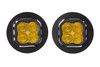 SS3 Type OB LED Fog Light Kit Pro Yellow SAE Fog Diode Dynamics