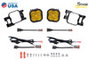 SS3 LED Pod Max Type X Kit Yellow SAE Fog Diode Dynamics