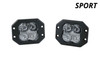 SS3 LED Pod Sport White Combo Flush Pair Diode Dynamics