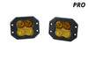 SS3 LED Pod Pro Yellow Combo Flush Pair Diode Dynamics