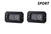Stage Series 2in LED Pod Sport White Combo Flush WBL Pair Diode Dynamics