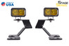 Stage Series 2in LED Ditch Light Kit for 2021 Ford Bronco Sport, Pro Yellow Combo Diode Dynamics