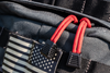 Paracord Zipper Pulls 5 Pcs Red Fishbone Offroad
