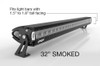 **Currently Not Available**LED Light Bar Cover 30 Inch Single Row Smoke AeroLidz