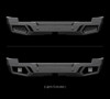 Tyger Fury Rear Bumper 07-14 FJ Cruiser Textured Black Tyger Auto