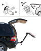 Deluxe 4-bike Carrier Rack For both 1-1/4 Inch and 2 Hitch Receiver With Hitch Pin Lock and Cable Lock Soft Cushion Protector Tyger Auto