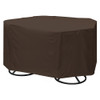 True Guard 4-Chair 600 Denier Rip Stop Patio Dining Set Cover