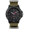 Timex Gallatin Nylon Slip-Thru Watch - Solar Green/Black Dial
