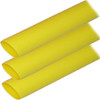 Ancor Adhesive Lined Heat Shrink Tubing (ALT) - 1" x 6" - 3-Pack - Yellow