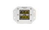 18 Watt 6-LED High-Powered 3x3 LED Spot Light White Shell Flush Mountable with White LED Marine Sport Lighting