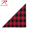 Rothco Red Plaid Bandana &ndash;  27" X 27"