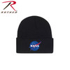 Rothco Deluxe NASA Meatball Logo Embroidered Watch Cap - Black