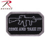 Rothco Come and Take It Morale Patch Black