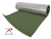 Rothco Thermal Reflective Sleeping Pad with Ties - Olive Drab