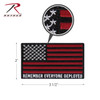 Rothco R.E.D. (Remember Everyone Deployed) Flag Patch With Hook Back