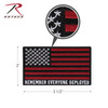 Rothco R.E.D. (Remember Everyone Deployed) Flag Patch With Hook Back