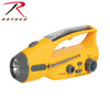 Rothco Solar/Wind Up Flashlight with Radio