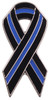 Rothco Thin Blue Line Ribbon Pin