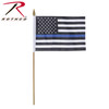 Rothco Thin Blue Line Stick Flag