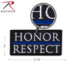 Rothco Honor & Respect Morale Patch