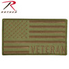Rothco Veteran US Flag Patch - Coyote Brown