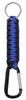 Rothco Thin Blue Line Paracord Keychain With Carabiner