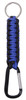 Rothco Thin Blue Line Paracord Keychain With Carabiner