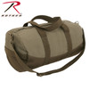 Rothco Two-Tone Canvas Duffle Bag With Brown Bottom