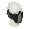 Rothco Steel Half Face Mask With Ear Guard - Black