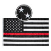 Rothco Deluxe Thin Red Line Flag / 3' X 5'