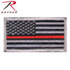 Rothco Thin Red Line US Flag Patch - Hook Back