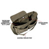 Heavyweight Canvas Classic Messenger Bag With Military Stencil