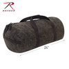 Rothco Waxed Canvas Shoulder Duffle Bag - 24 Inch