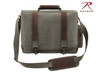 Rothco Vintage Canvas Pathfinder Laptop Bag With Leather Accents