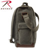 Rothco Vintage Canvas Pathfinder Laptop Bag With Leather Accents