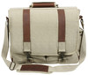 Rothco Vintage Canvas Pathfinder Laptop Bag With Leather Accents