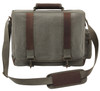 Rothco Vintage Canvas Pathfinder Laptop Bag With Leather Accents