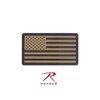 Rothco PVC US Flag Patch With Hook Back