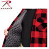 Rothco Buffalo Plaid Quilted Lined Jacket - Red