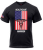 Rothco Healthcare Warrior US Flag T-Shirt - Black