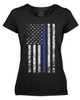 Rothco Women's Thin Blue Line Longer T-Shirt